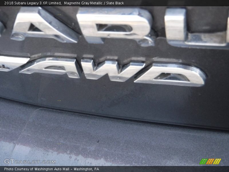 Magnetite Gray Metallic / Slate Black 2018 Subaru Legacy 3.6R Limited