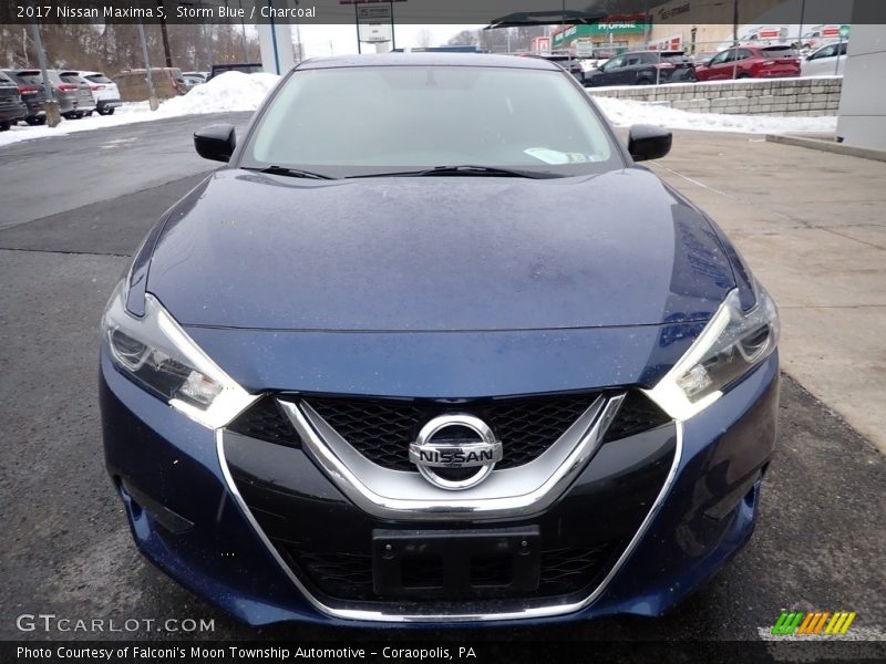 Storm Blue / Charcoal 2017 Nissan Maxima S
