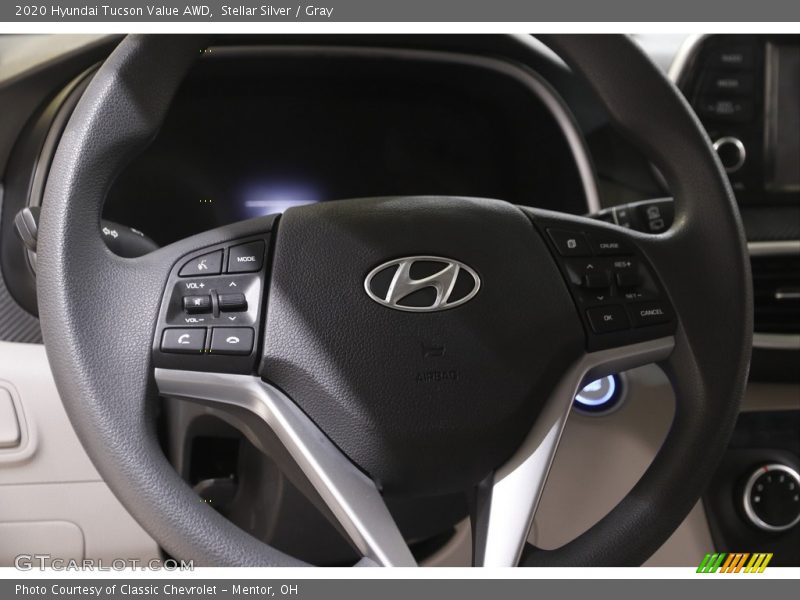 Stellar Silver / Gray 2020 Hyundai Tucson Value AWD