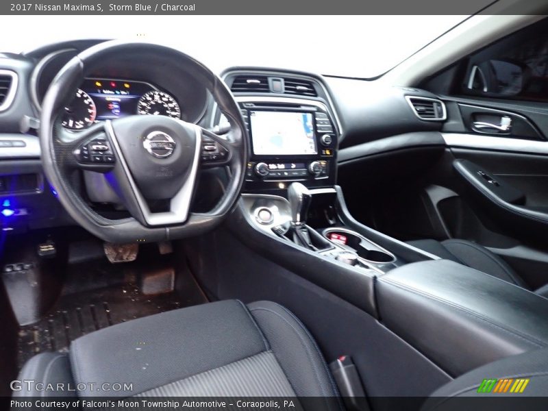 Storm Blue / Charcoal 2017 Nissan Maxima S