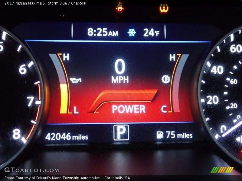 Storm Blue / Charcoal 2017 Nissan Maxima S