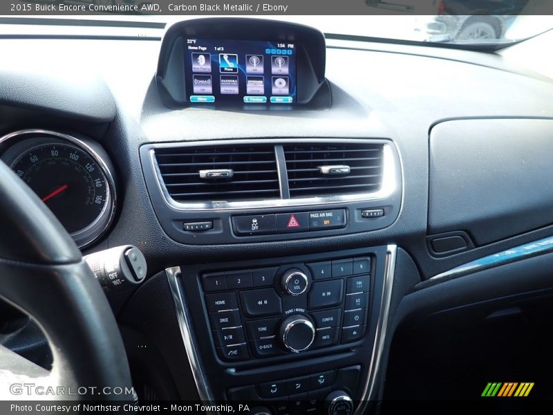 Carbon Black Metallic / Ebony 2015 Buick Encore Convenience AWD