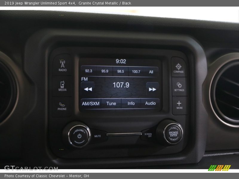 Granite Crystal Metallic / Black 2019 Jeep Wrangler Unlimited Sport 4x4