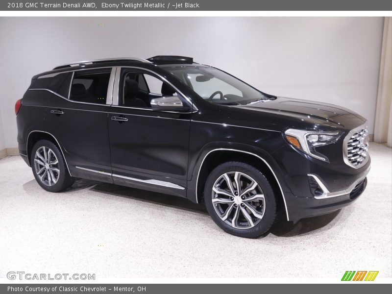 Ebony Twilight Metallic / ­Jet Black 2018 GMC Terrain Denali AWD
