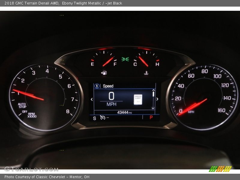 Ebony Twilight Metallic / ­Jet Black 2018 GMC Terrain Denali AWD