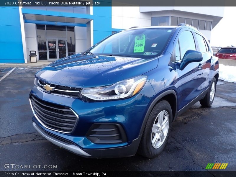 Pacific Blue Metallic / Jet Black 2020 Chevrolet Trax LT