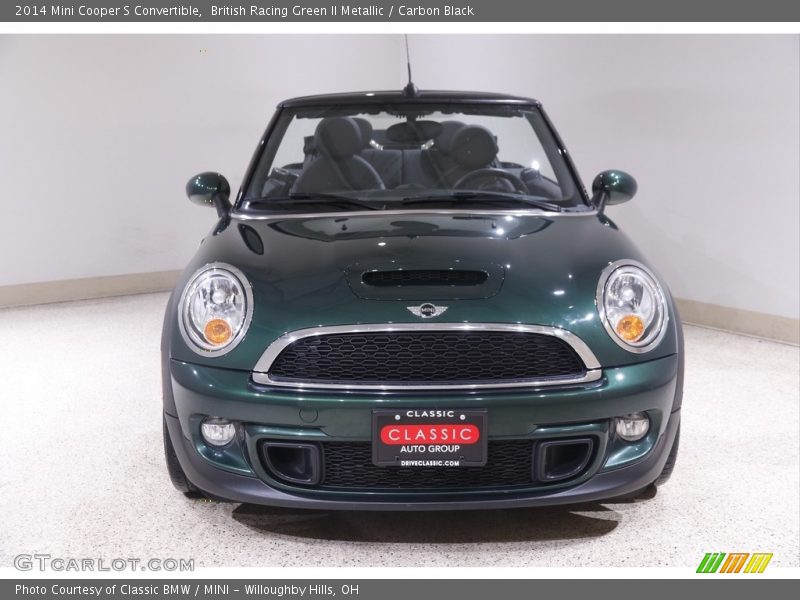 British Racing Green II Metallic / Carbon Black 2014 Mini Cooper S Convertible