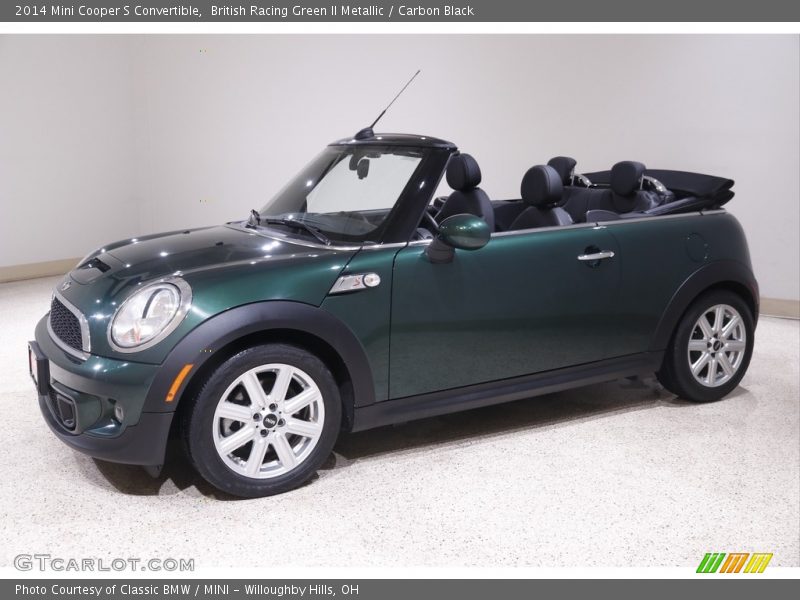 British Racing Green II Metallic / Carbon Black 2014 Mini Cooper S Convertible