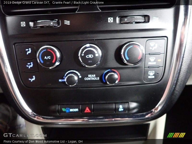 Granite Pearl / Black/Light Graystone 2019 Dodge Grand Caravan SXT
