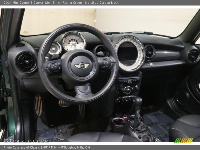 British Racing Green II Metallic / Carbon Black 2014 Mini Cooper S Convertible