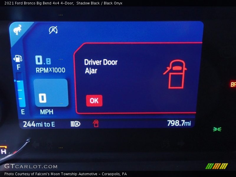 Shadow Black / Black Onyx 2021 Ford Bronco Big Bend 4x4 4-Door