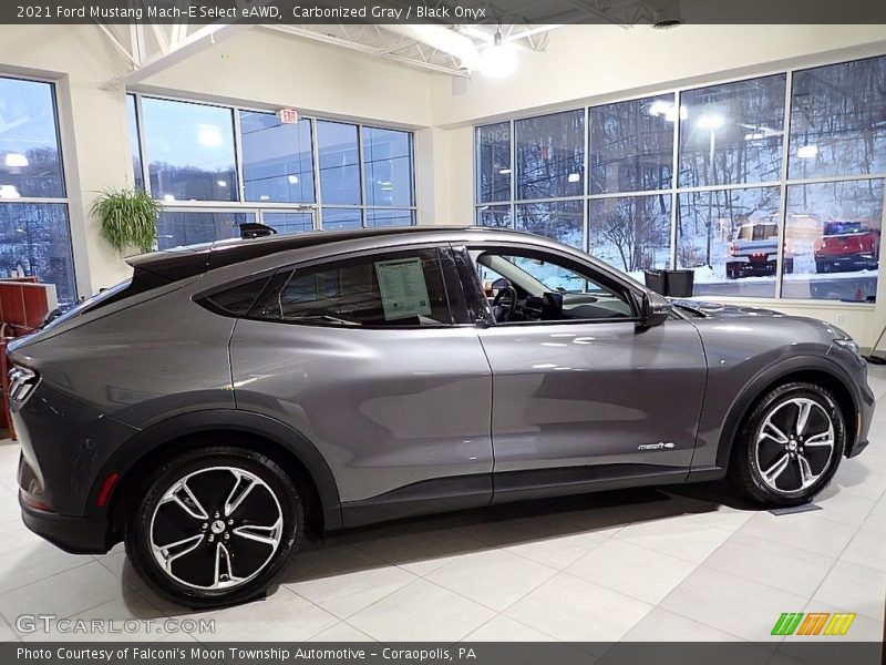 Carbonized Gray / Black Onyx 2021 Ford Mustang Mach-E Select eAWD