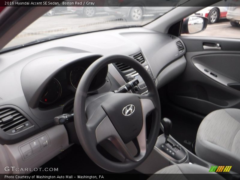 Boston Red / Gray 2016 Hyundai Accent SE Sedan