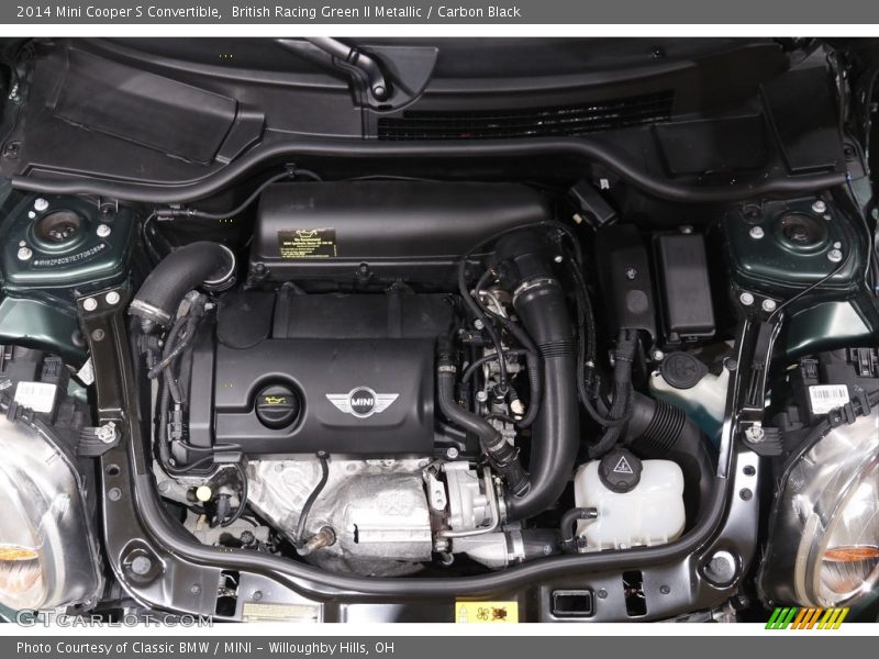 British Racing Green II Metallic / Carbon Black 2014 Mini Cooper S Convertible