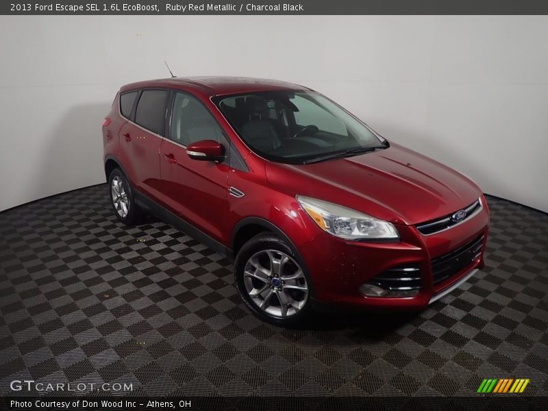 Ruby Red Metallic / Charcoal Black 2013 Ford Escape SEL 1.6L EcoBoost