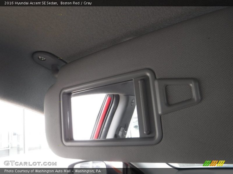 Boston Red / Gray 2016 Hyundai Accent SE Sedan