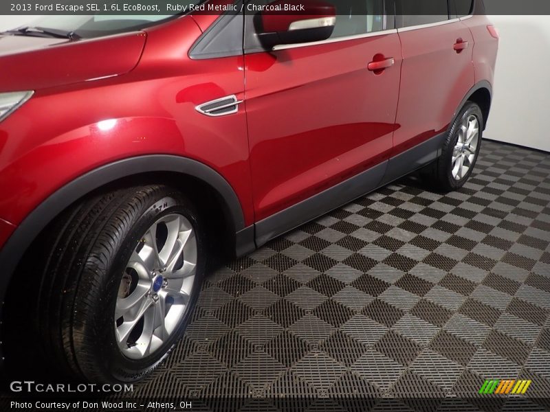 Ruby Red Metallic / Charcoal Black 2013 Ford Escape SEL 1.6L EcoBoost