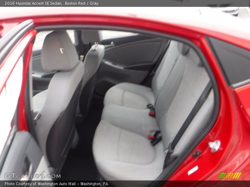 Boston Red / Gray 2016 Hyundai Accent SE Sedan