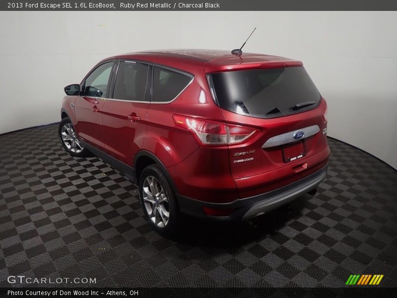 Ruby Red Metallic / Charcoal Black 2013 Ford Escape SEL 1.6L EcoBoost