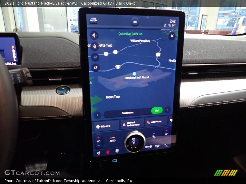 Navigation of 2021 Mustang Mach-E Select eAWD