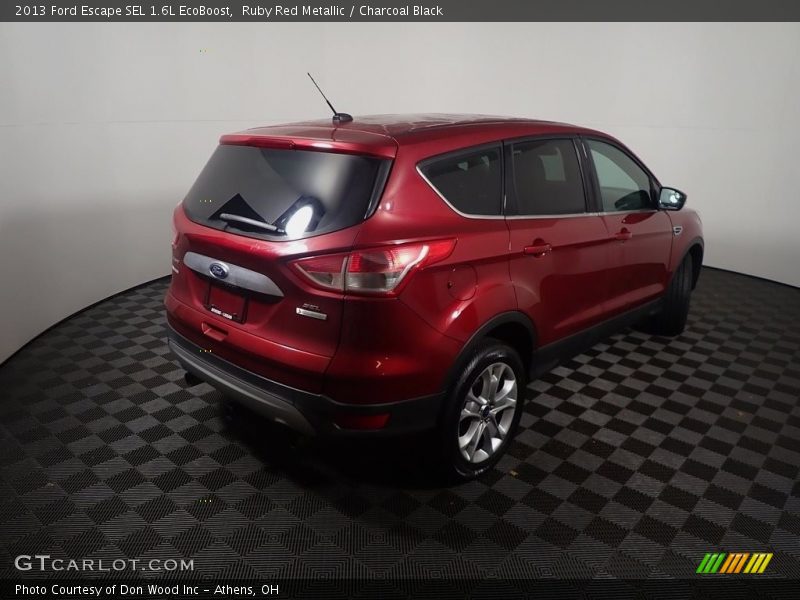 Ruby Red Metallic / Charcoal Black 2013 Ford Escape SEL 1.6L EcoBoost