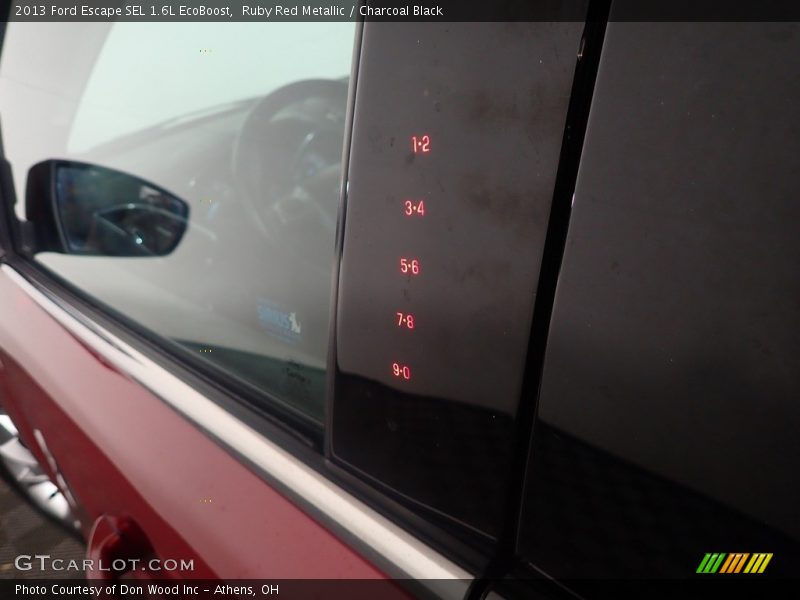 Ruby Red Metallic / Charcoal Black 2013 Ford Escape SEL 1.6L EcoBoost