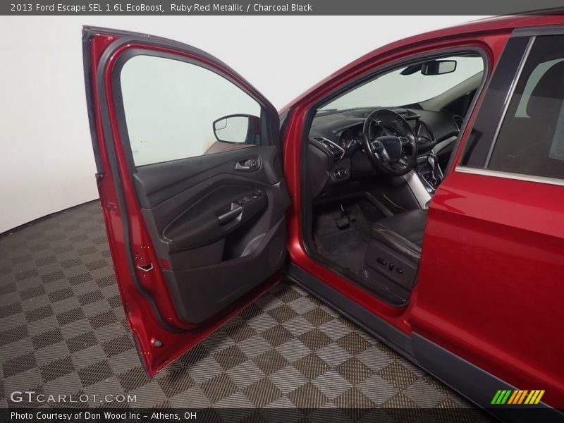 Ruby Red Metallic / Charcoal Black 2013 Ford Escape SEL 1.6L EcoBoost