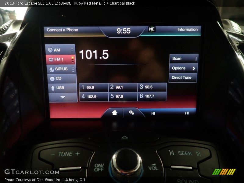 Ruby Red Metallic / Charcoal Black 2013 Ford Escape SEL 1.6L EcoBoost