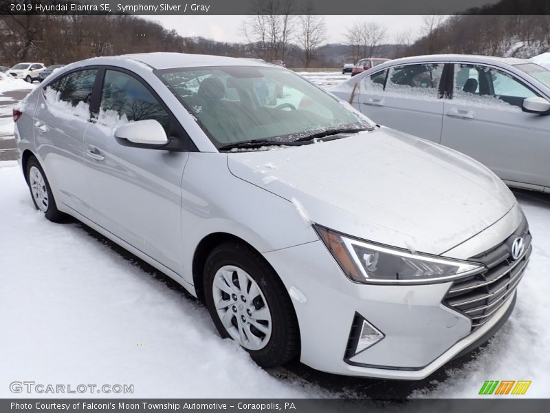 Symphony Silver / Gray 2019 Hyundai Elantra SE