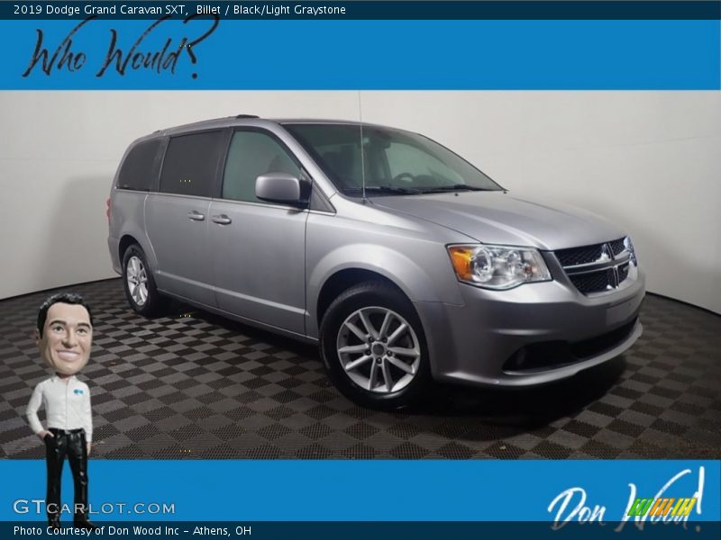 Billet / Black/Light Graystone 2019 Dodge Grand Caravan SXT