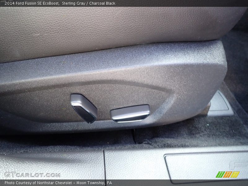 Sterling Gray / Charcoal Black 2014 Ford Fusion SE EcoBoost