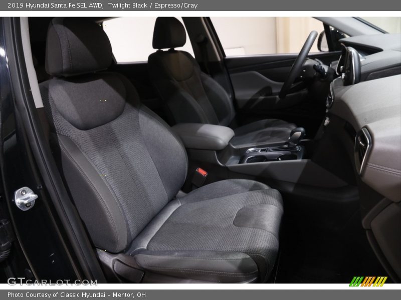 Twilight Black / Espresso/Gray 2019 Hyundai Santa Fe SEL AWD