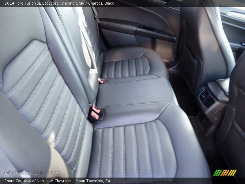 Sterling Gray / Charcoal Black 2014 Ford Fusion SE EcoBoost