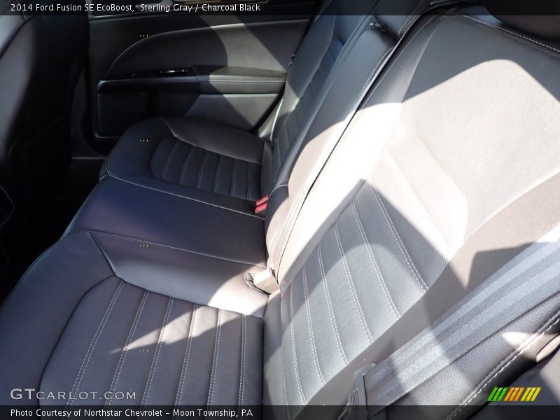 Sterling Gray / Charcoal Black 2014 Ford Fusion SE EcoBoost