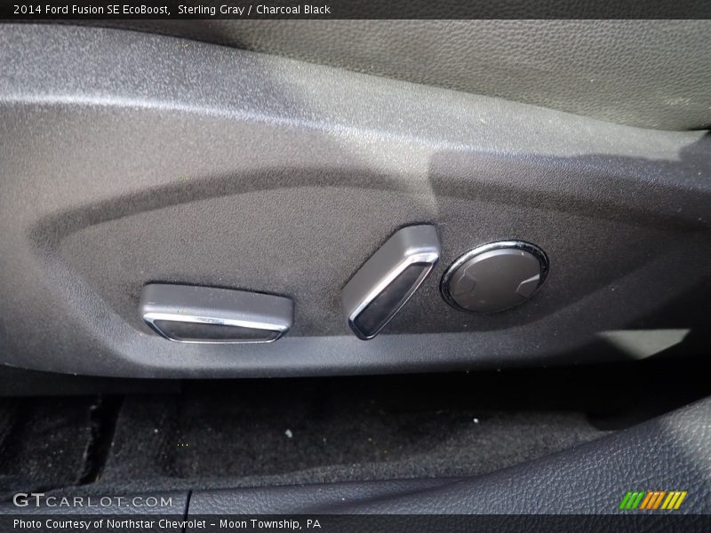 Sterling Gray / Charcoal Black 2014 Ford Fusion SE EcoBoost