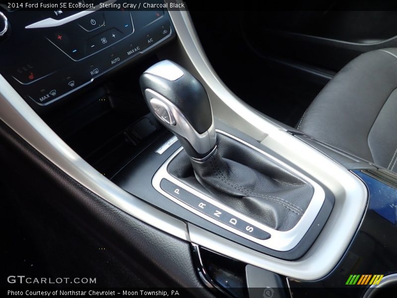 Sterling Gray / Charcoal Black 2014 Ford Fusion SE EcoBoost