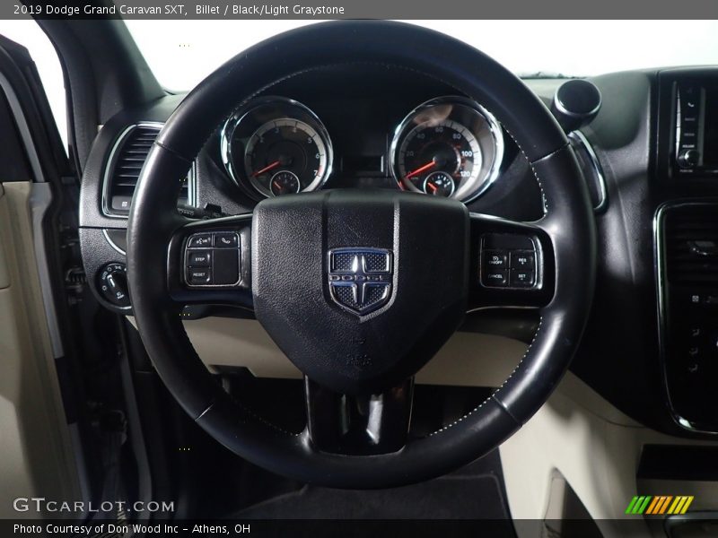 Billet / Black/Light Graystone 2019 Dodge Grand Caravan SXT
