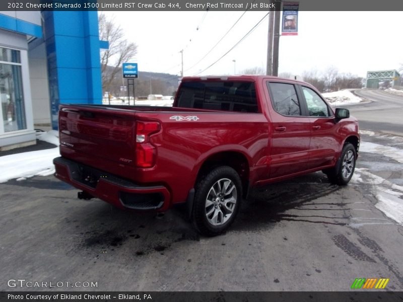 Cherry Red Tintcoat / Jet Black 2022 Chevrolet Silverado 1500 Limited RST Crew Cab 4x4