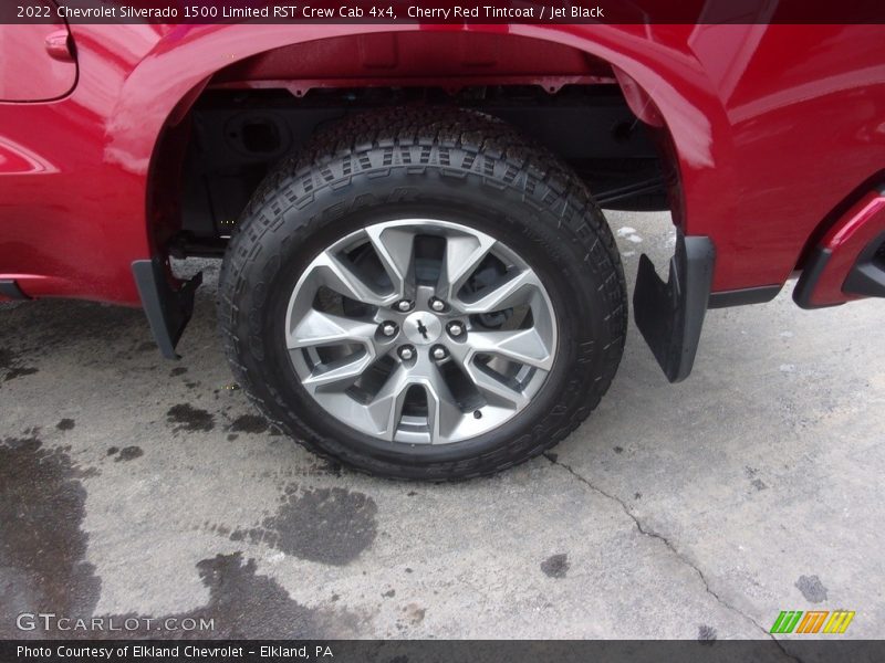 Cherry Red Tintcoat / Jet Black 2022 Chevrolet Silverado 1500 Limited RST Crew Cab 4x4