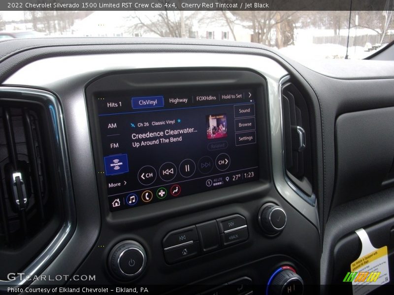 Cherry Red Tintcoat / Jet Black 2022 Chevrolet Silverado 1500 Limited RST Crew Cab 4x4