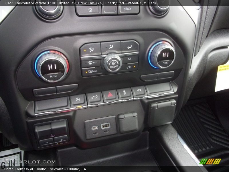 Cherry Red Tintcoat / Jet Black 2022 Chevrolet Silverado 1500 Limited RST Crew Cab 4x4