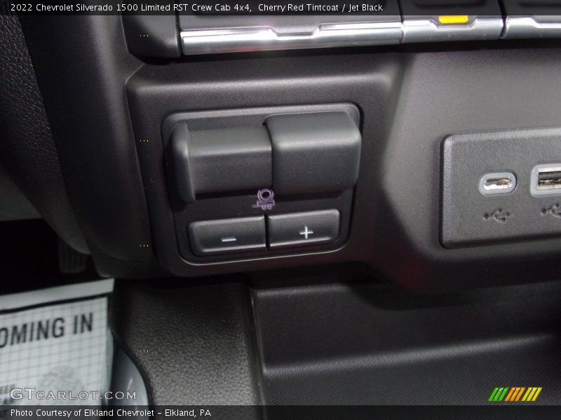 Cherry Red Tintcoat / Jet Black 2022 Chevrolet Silverado 1500 Limited RST Crew Cab 4x4