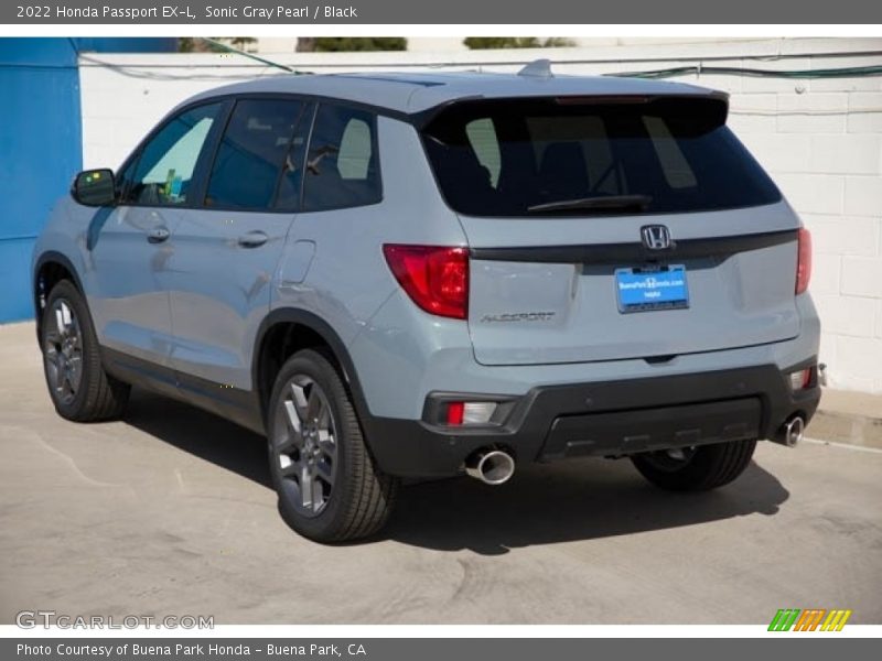 Sonic Gray Pearl / Black 2022 Honda Passport EX-L