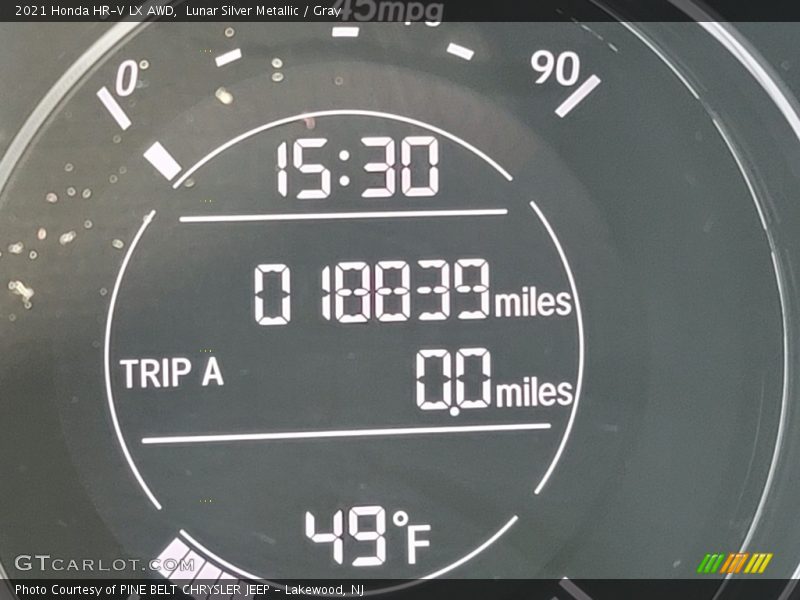 Lunar Silver Metallic / Gray 2021 Honda HR-V LX AWD