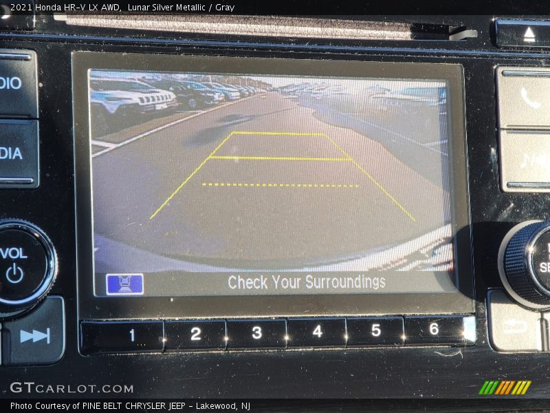 Lunar Silver Metallic / Gray 2021 Honda HR-V LX AWD