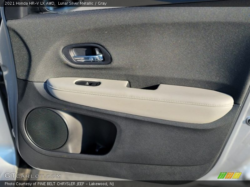 Lunar Silver Metallic / Gray 2021 Honda HR-V LX AWD