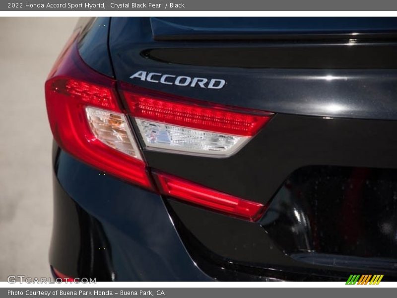 Crystal Black Pearl / Black 2022 Honda Accord Sport Hybrid
