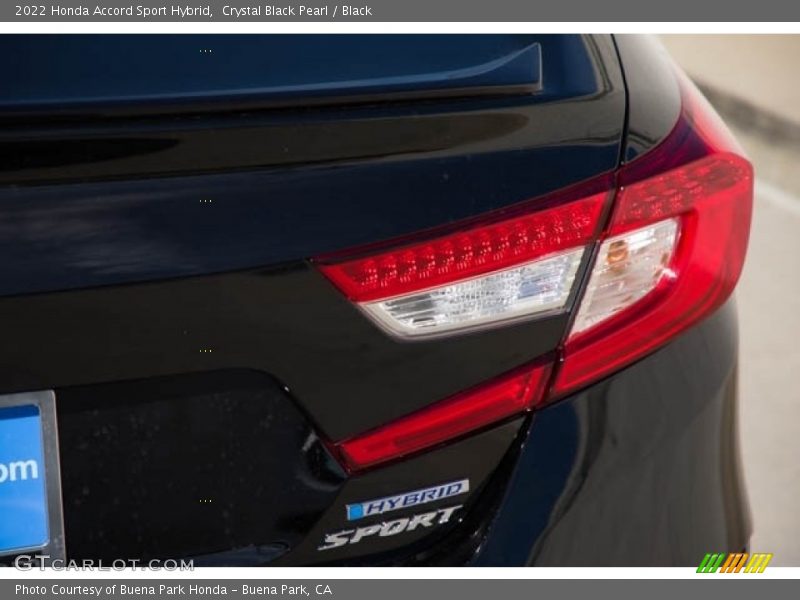 Crystal Black Pearl / Black 2022 Honda Accord Sport Hybrid