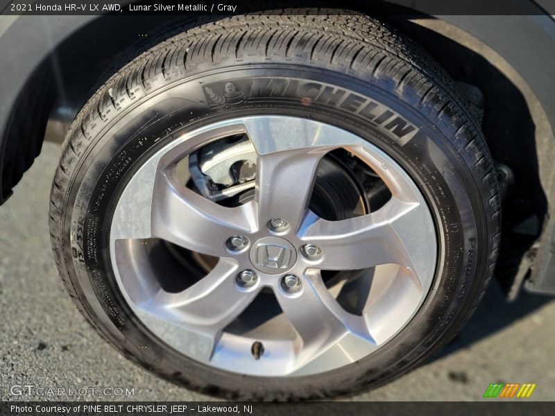Lunar Silver Metallic / Gray 2021 Honda HR-V LX AWD