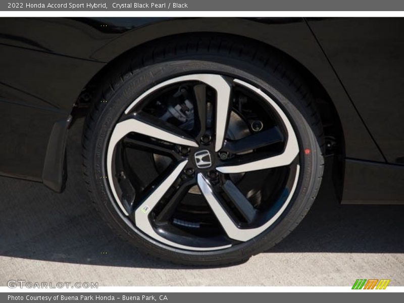 Crystal Black Pearl / Black 2022 Honda Accord Sport Hybrid